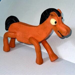 1984 Pokey Lewco Toys Prema 11” bendable toy foam horse figure